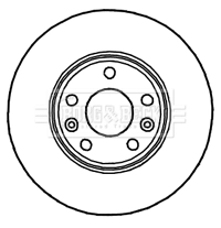 1687774380 Peugeot/Citroen Tarcza hamulcowa przednia