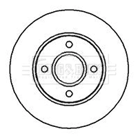  Tarcza hamulcowa przednia Ford Mondeo 2