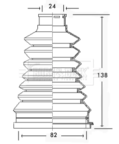 Osłona przegubu homokinetycznego półosi przedniej zewnętrzna Renault Kangoo I minivan (KC0, KC1) (1998 - 2008) cena, od 11,70 USD