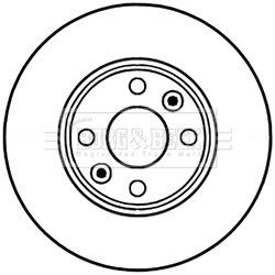 Do koszyka Tarcza hamulcowa przednia Renault Kangoo II KW0, KW1