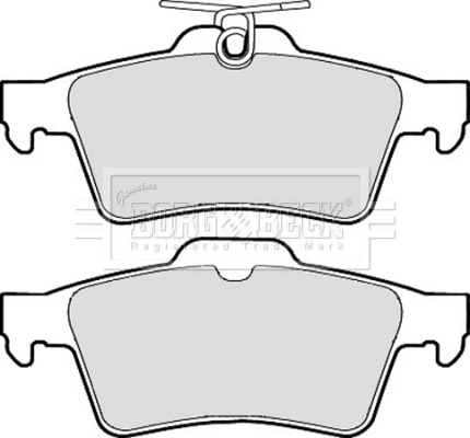  Okładziny (klocki) do hamulców tarczowych tylne Opel Vectra 