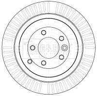 Do koszyka Tarcza hamulcowa tylna Land Rover Discovery III LR3