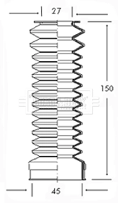 Osłona mechanizmu kierowniczego (maglownicy) do Audi 80 B2 81, 85