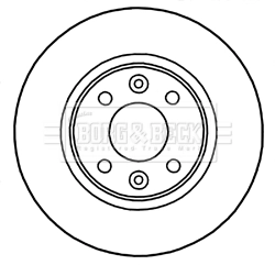 Tarcza hamulcowa przednia Peugeot/Citroen 1623828180
