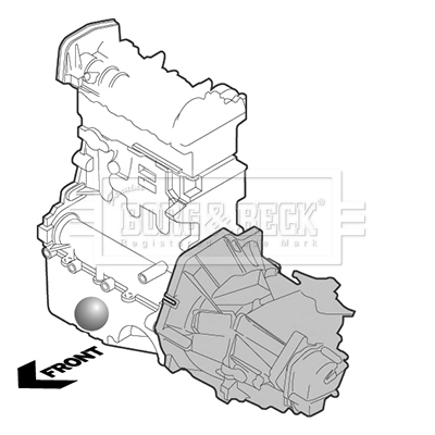 Poduszka (podpora) silnika przednia Hyundai I30 hatchback (FD) (2007 - 2011) cena, od 32,58 USD