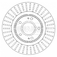 Do koszyka Tarcza hamulcowa przednia Mitsubishi Outlander I CU