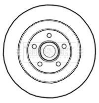 Do koszyka Tarcza hamulcowa tylna Renault Laguna III BT0, BT1
