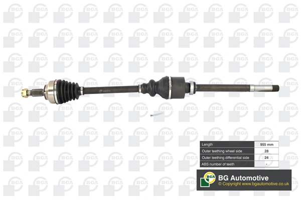 Półoś napędowa przednia prawa Peugeot 407 SW kombi (6E) (2004 - 2011) cena, od 78,87 USD