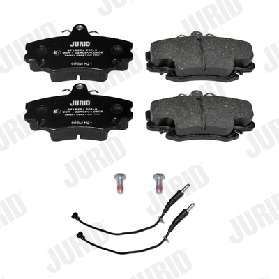Klocki hamulcowe przednie tarczowe 7701203777 Renault (RVI)