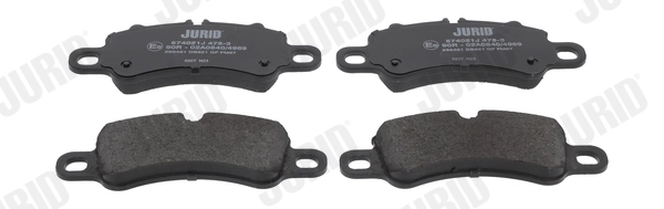 Klocki hamulcowe przednie tarczowe Porsche Cayman coupe (982) (2016 - 2026) cena, od 108,76 USD