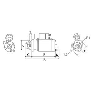 Rozrusznik Nissan Patrol SUV (Y60) (1987 - 1997) cena, od 92,03 USD