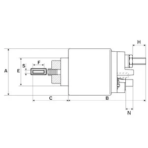 Elektromagnes rozrusznika Cargo 238529 cena, od 45,17 USD