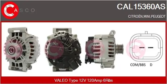 CAL15360AS Casco