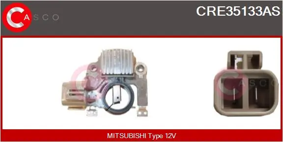 Do koszyka A866X34997 Mitsubishi Regulator alternatora (przekaźnik ładowania)
