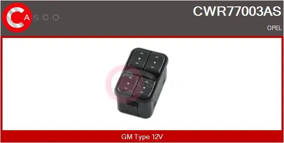 Panel przyciskowy sterowania podnośnikiem szyby przedni lewy General Motors 6240106