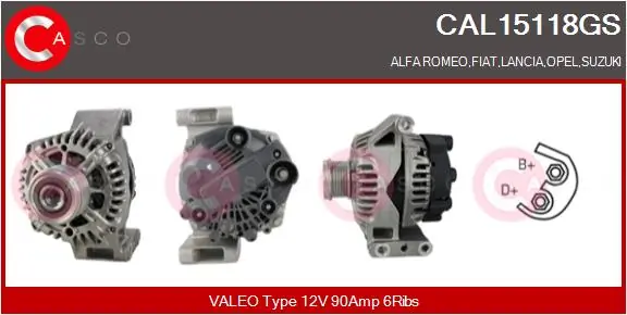 CAL15118GS Casco