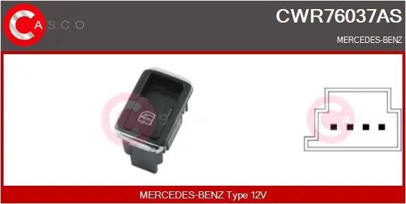 Do koszyka A2049058102 Nissan/Infiniti Włącznik przyciskowy podnośnika szyby przedni prawy