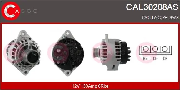 CAL30208AS Casco