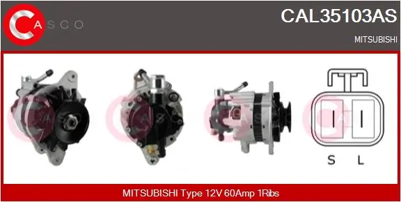 Alternator Mitsubishi L 300 P0W, P1W, P2W