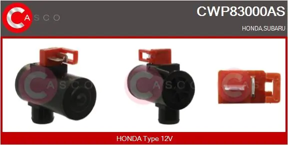 Pompka spryskiwacza szyby przedniej do Subaru Legacy BE, BH