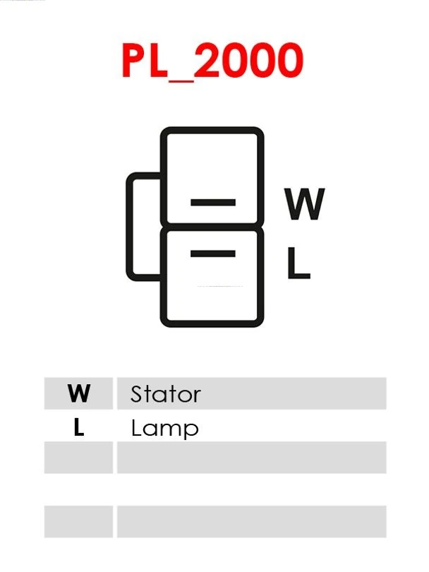 Alternator A2001 As-pl