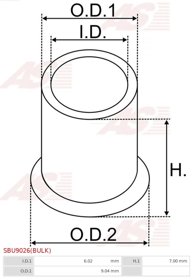 Tuleja rozrusznika Volkswagen Polo V RUS sedana (602, 604, 612, 614) (2010 - 2026) cena, od 0,56 USD