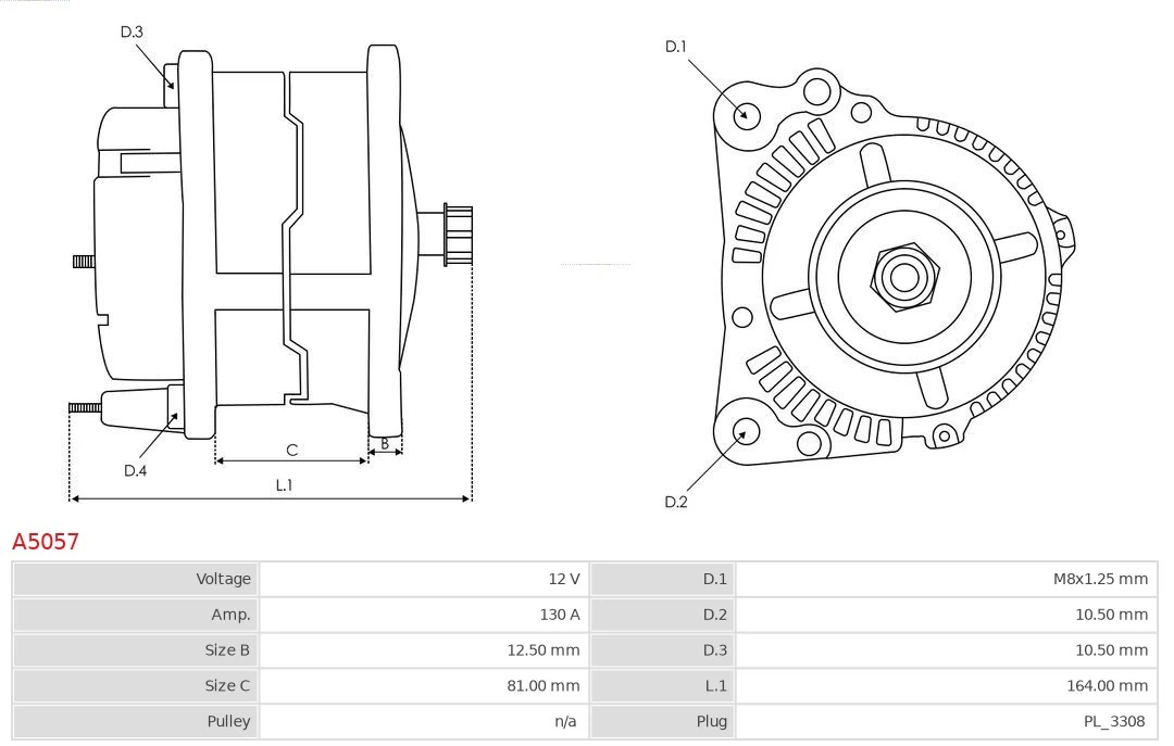 Alternator As-pl A5057