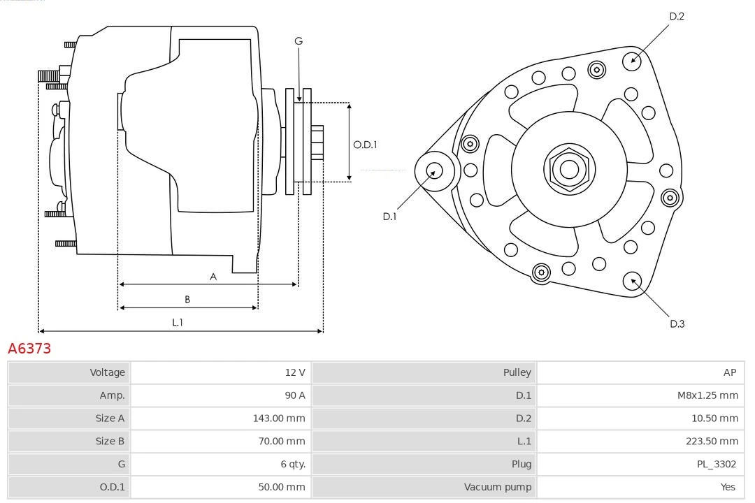Alternator Rover 400 
