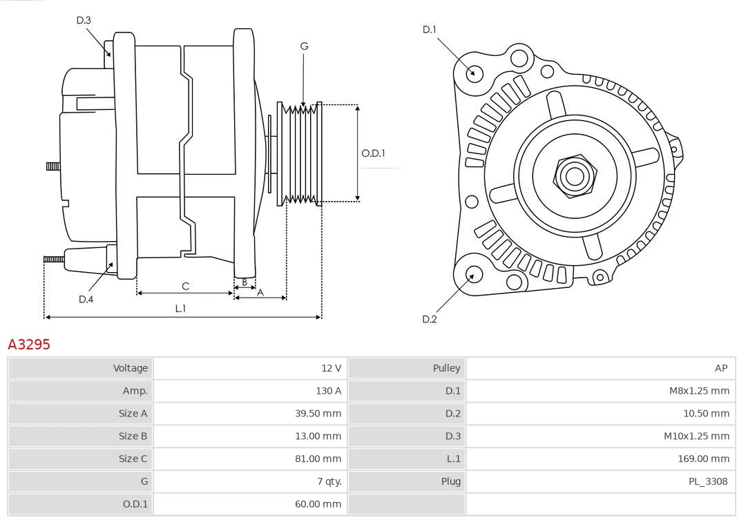Alternator Nissan Armada 