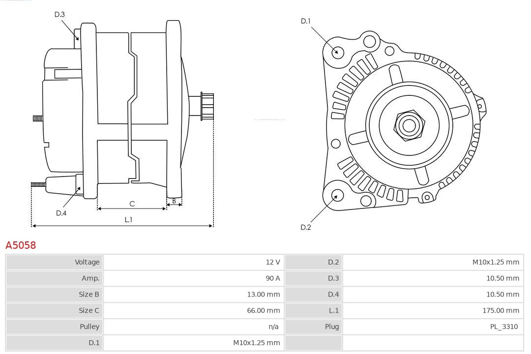  Alternator Mazda 6 