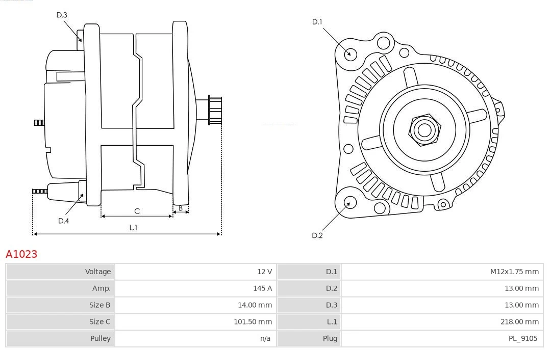 Alternator Claas 7619550