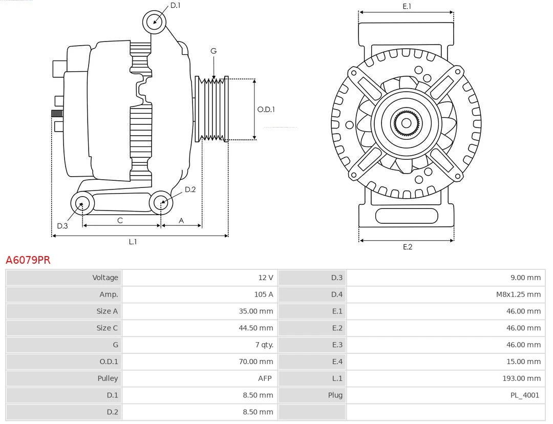  As-pl A6079PR
