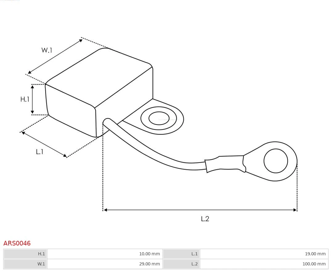 3079389R1 Case Kondensator prądnicy