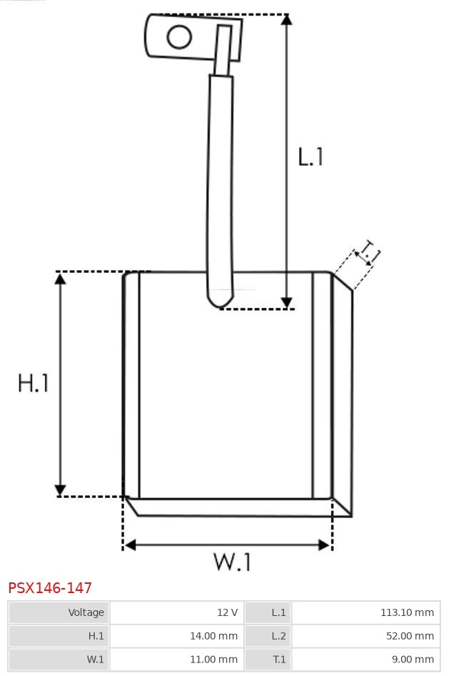 Do koszyka AMS0069 Magneti Marelli Szczotka rozrusznika