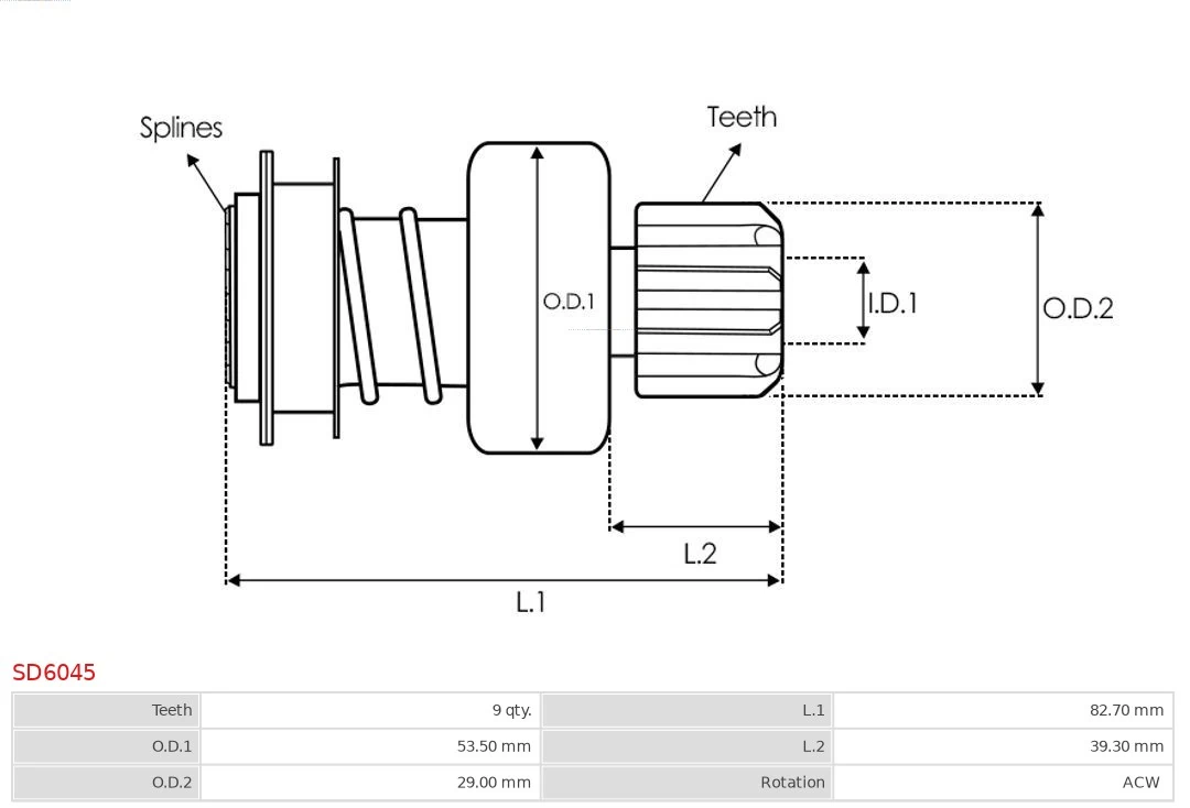 Bendiks rozrusznika Subaru Outback 2 B12, BE, BH