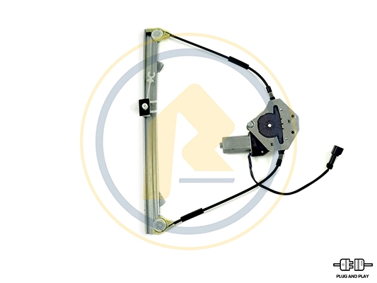 Mechanizm podnoszenia szyby drzwi przednich prawych Fiat Panda II