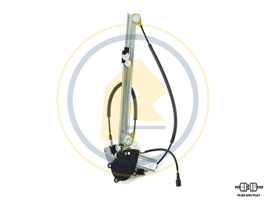 Mechanizm podnoszenia szyby drzwi tylnych prawych Polcar 6037PSG4