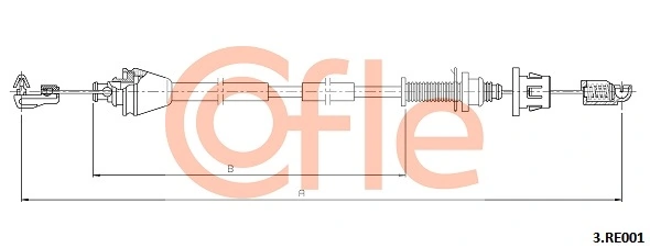 Linka gazu Renault Clio LU