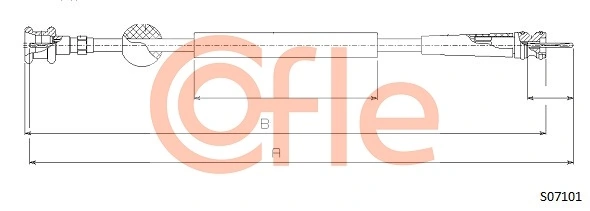 Linka prędkościomierza Peugeot Expert 224