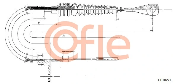 Linka gazu Volkswagen Transporter 24, 25, 251
