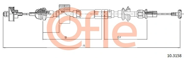 Linka sprzęgła do Seat Inca  6K9