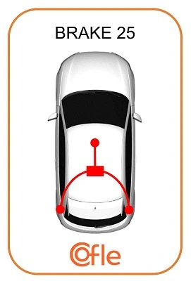 Zestaw linki hamulca ręcznego 13345254 General Motors
