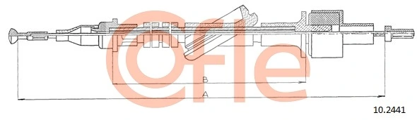 Linka sprzęgła do Ford Transit IV T