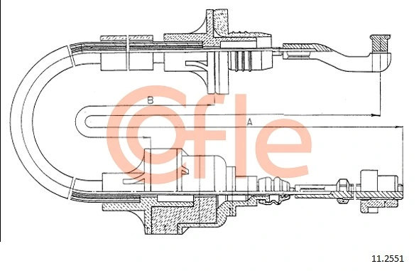 Do koszyka 669170 Opel Linka sprzęgła