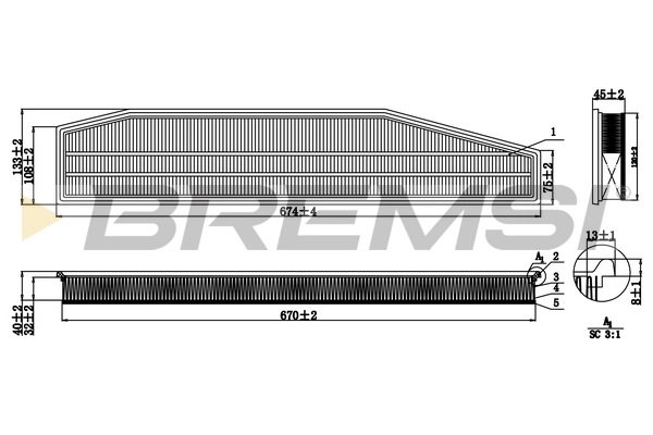 FA1261 Bremsi