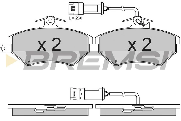 5810144000S Hyundai/Kia Klocki hamulcowe przednie tarczowe