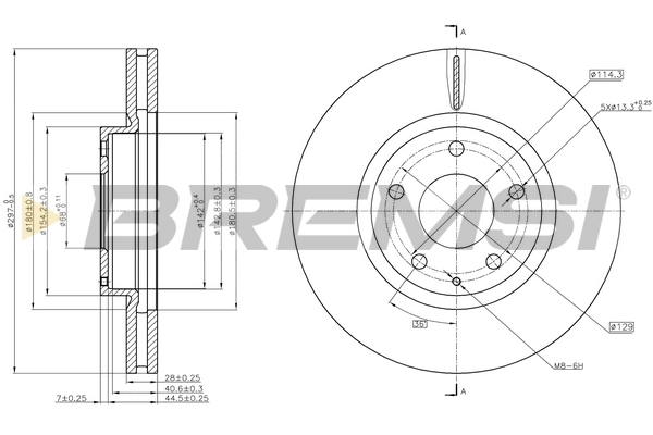 CD8463V Bremsi