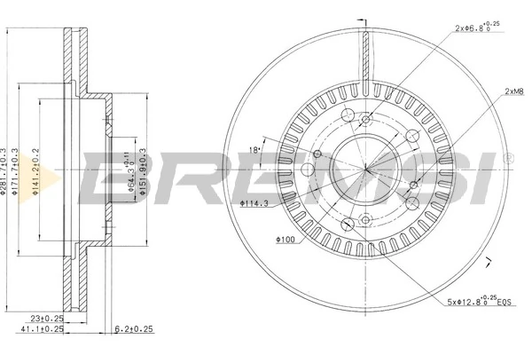 CD7496V Bremsi