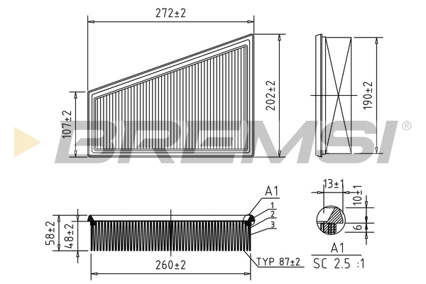 FA1387 Bremsi