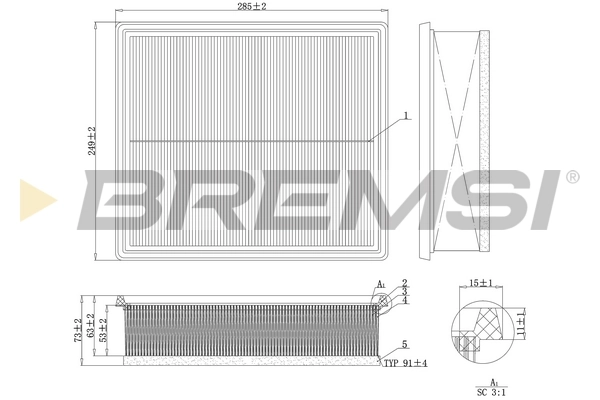 FA1216 Bremsi
